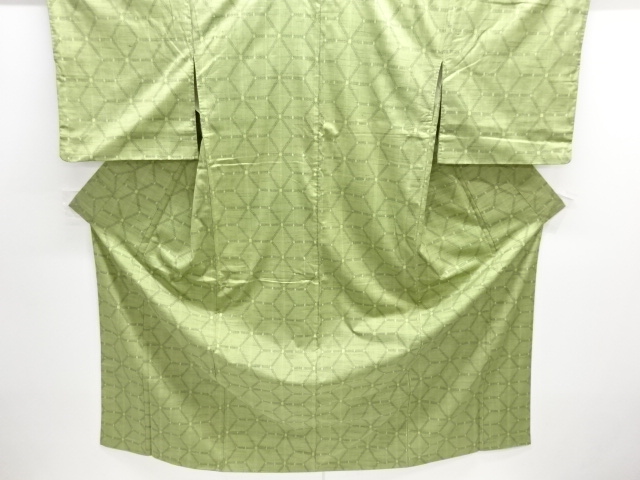 JAPANESE KIMONO / ANTIQUE KIMONO / SILK / TOKAMACHI TSUMUGI / WOVEN KIKKO